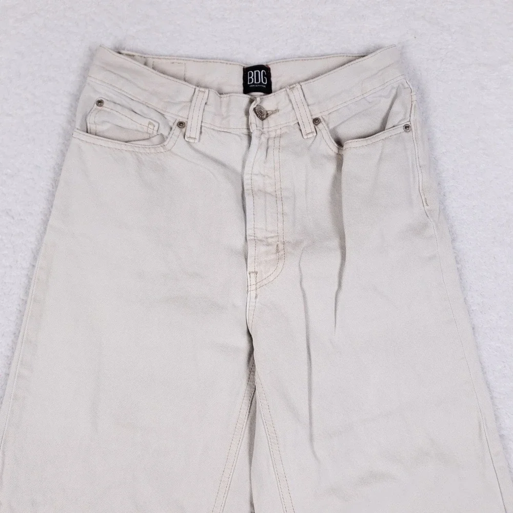 BDG High Wide High Rise Jeans‎ Womens 27 Tan Wide Leg Skate Boho Chic